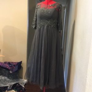 Grey Wedding Dress